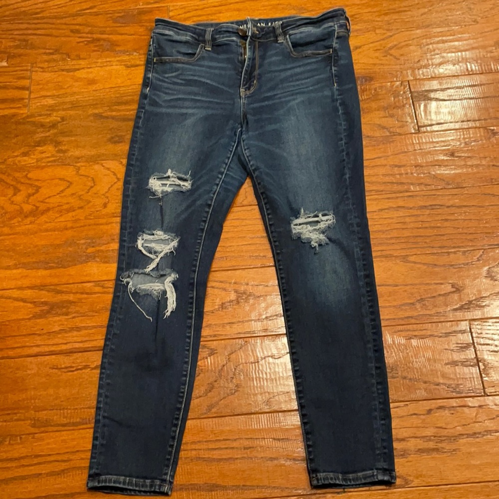 American Eagle AE distressed jeans jeggings